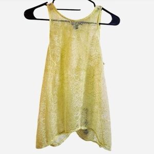 Victoria's Secret Light Green Lace Top